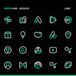 تنزيل تطبيق GreenLine Icon Pack: LineX اخر اصدار 2024 للاندرويد والايفون مجانا