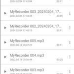 تطبيق My Recorder